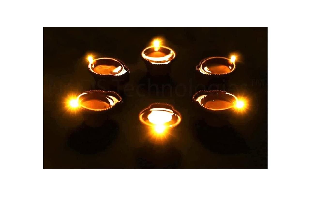 LED Light Water Sensor Plastic Diyas